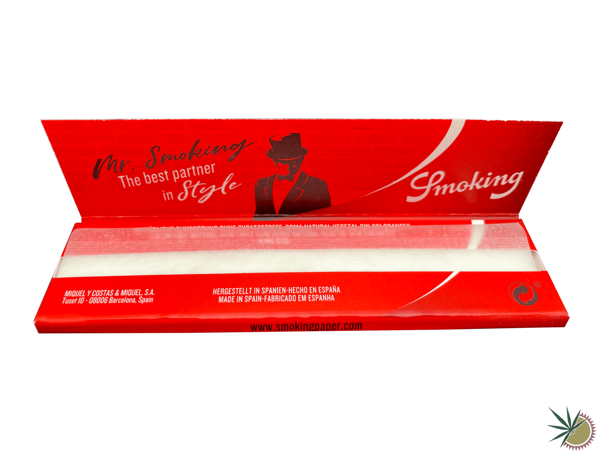 Smoking Red Longpapers King Size - THC Headshop