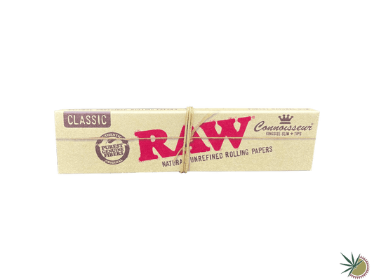 RAW Classic Longpapers ungebleicht + Tips King Size Slim - THC Headshop
