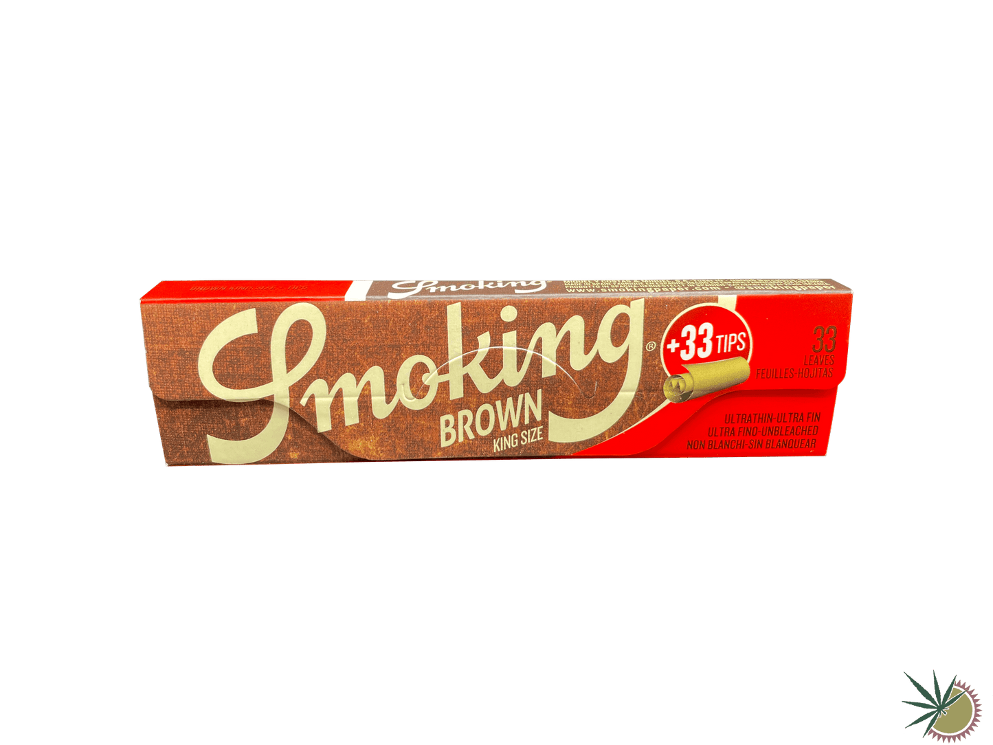 Smoking Brown Longpapers ungebleicht + Tips King Size Slim - THC Headshop