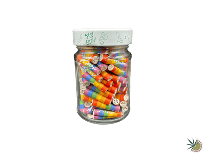 Purize Aktivkohlefilter Ø5,9mm Xtra Slim 100 Stück im Schraubdeckelglas - verschiedene Farben - THC Headshop