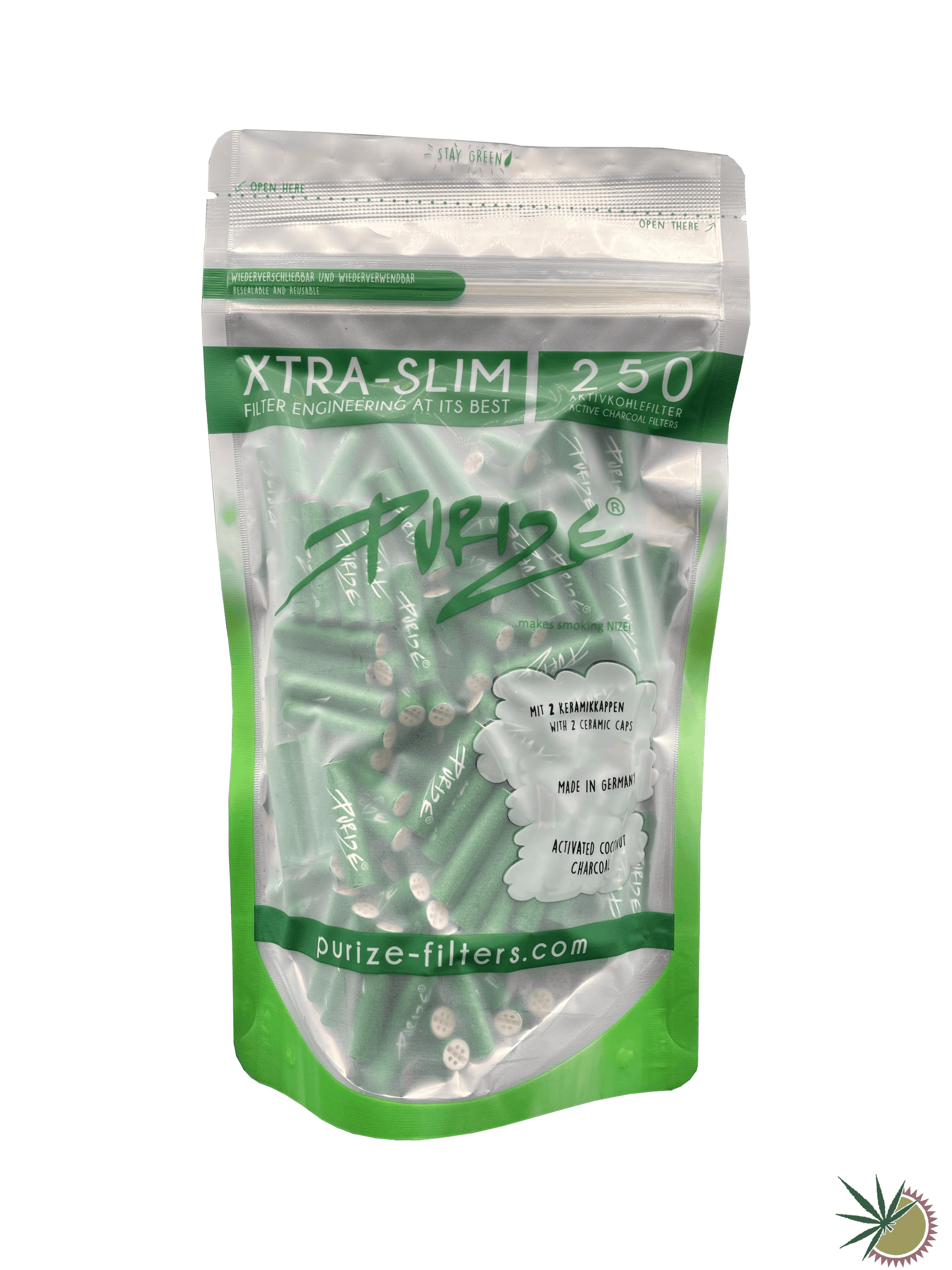 Purize Aktivkohlefilter Ø5,9mm Xtra Slim 1 Packung á 250 Stück verschiedene Farben - THC Headshop