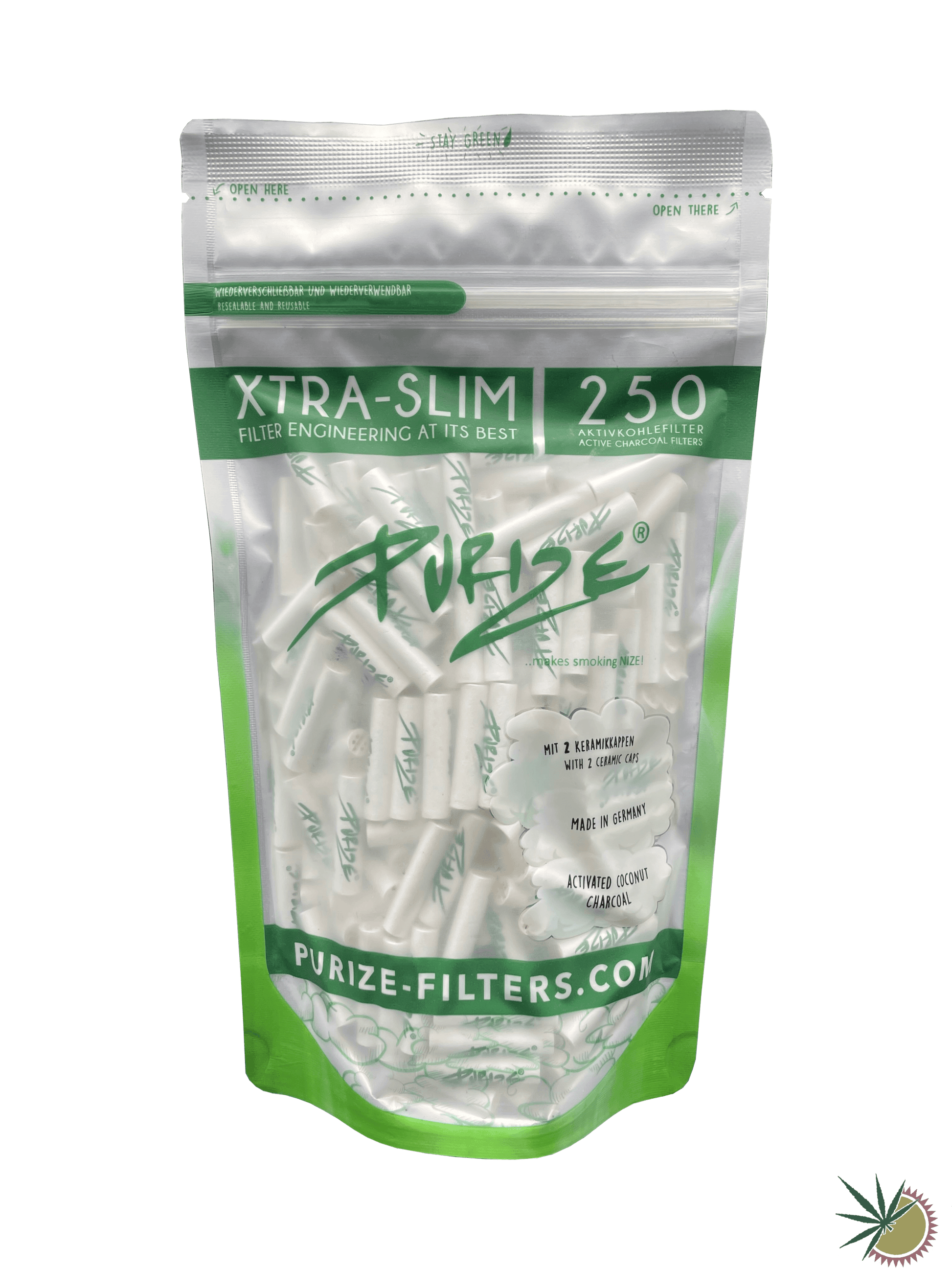 Purize Aktivkohlefilter Ø5,9mm Xtra Slim 1 Packung á 250 Stück verschiedene Farben - THC Headshop