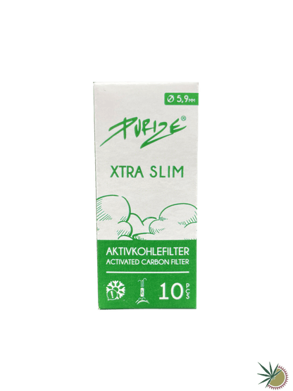 Purize Aktivkohlefilter Ø5.9mm Xtra Slim 1 Packung á 10 Stück - THC Headshop