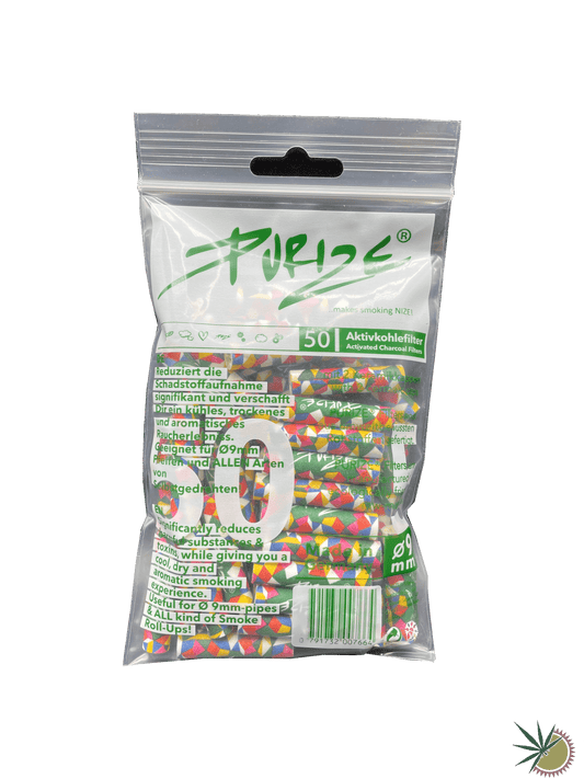 Purize Aktivkohlefilter Ø 9mm Regular 50 Stück - THC Headshop