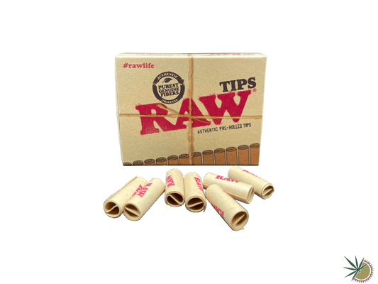 Tips RAW Pre-Rolled schmal 1 Box á 21 Tips - THC Headshop