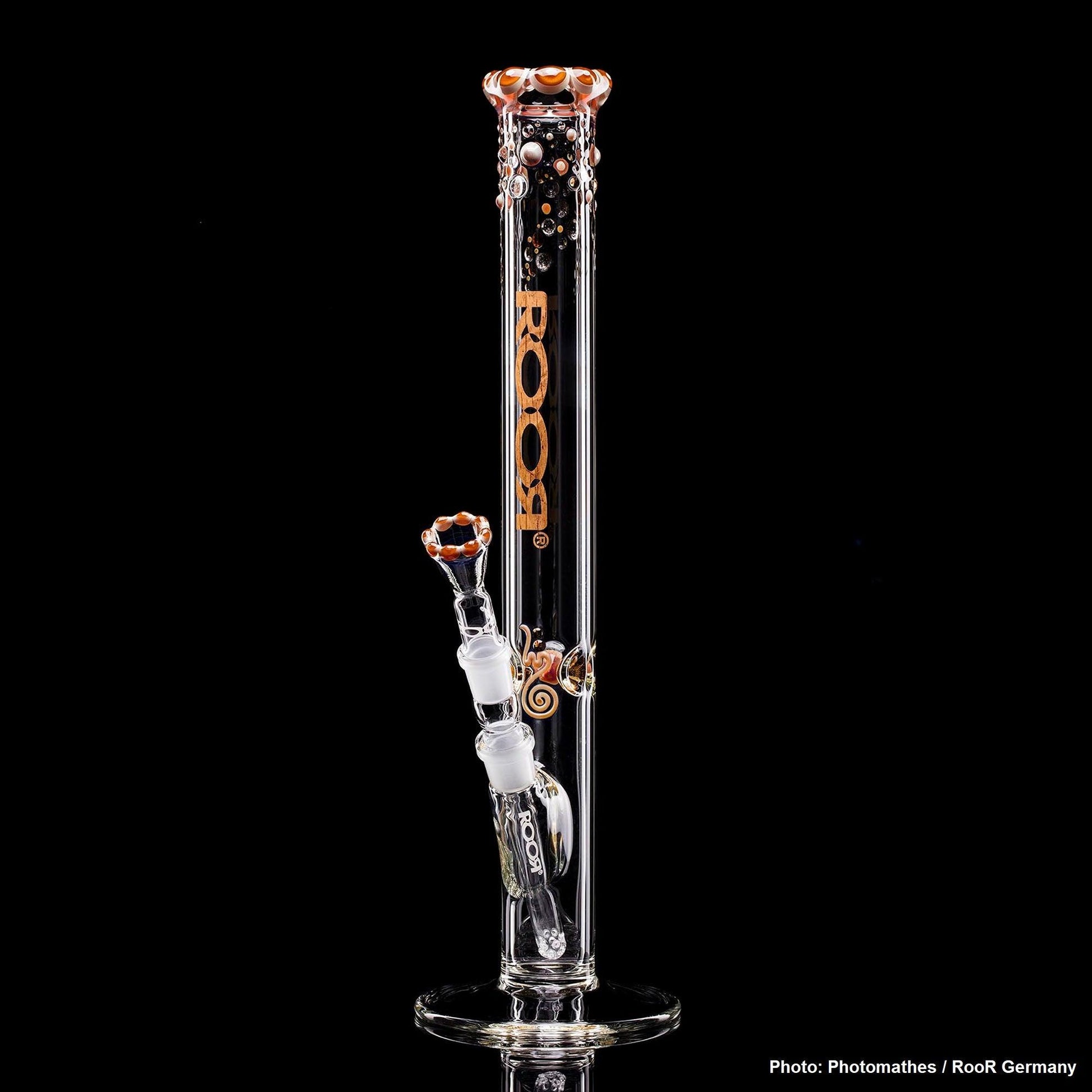 RooR Bong "Woody Woodgrain" 18.8er Schliff 5.0mm 45cm - THC Headshop
