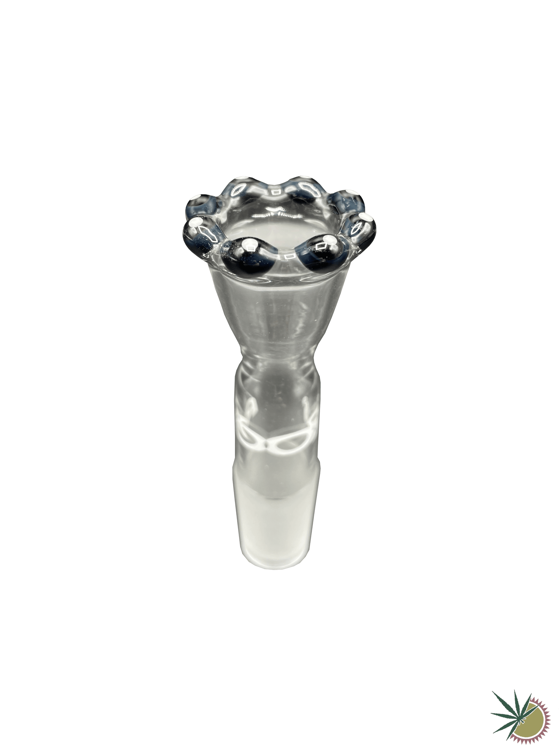 RooR Bongkopf "Schwarz/Weiße Krone" 18.8er Schliff - THC Headshop