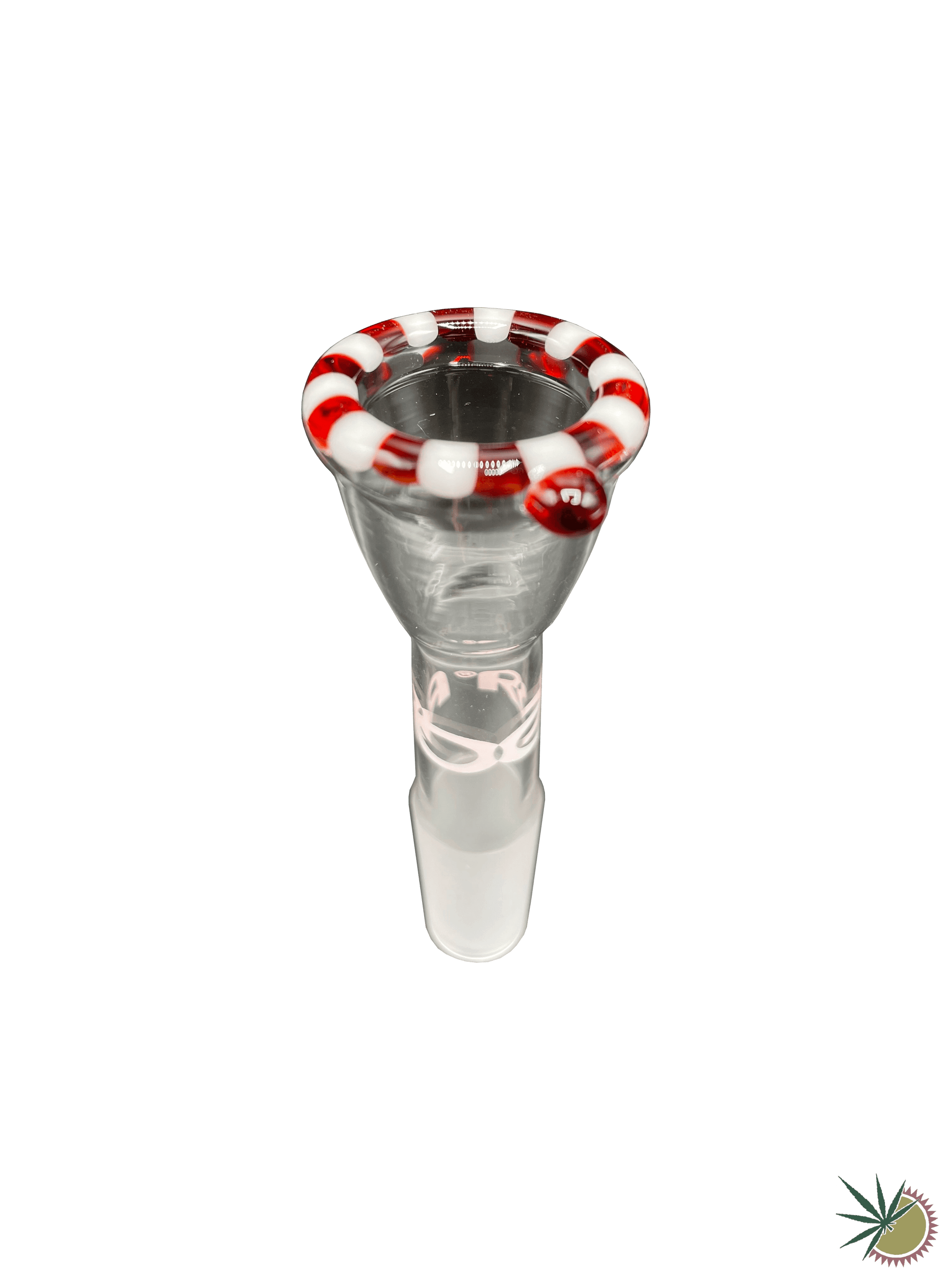 RooR Bongkopf "Rot-Weißes Rasta" 14.5er Schliff - THC Headshop