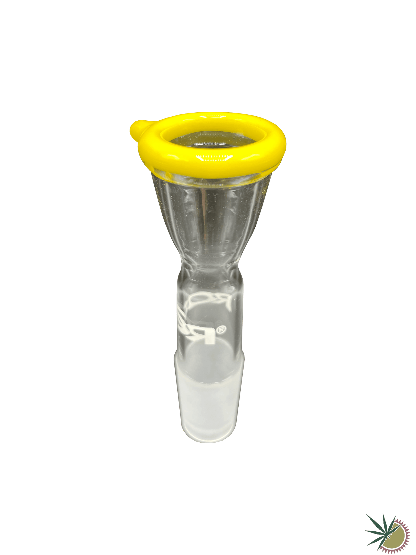 RooR Bongkopf "Gelber Kopfrand" 18.8er Schliff - THC Headshop