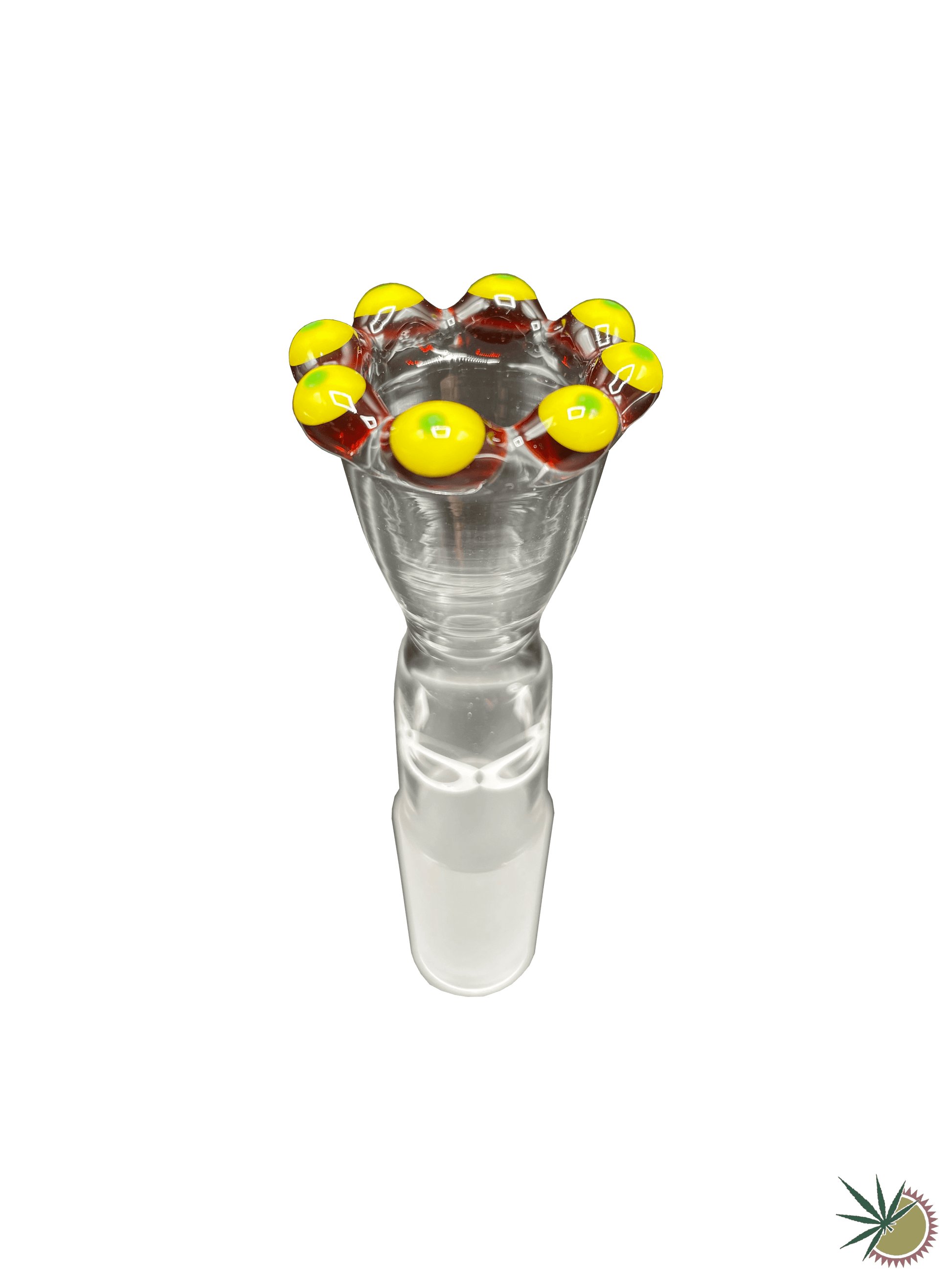 RooR Bongkopf "Rot-Gelb-Grüne Krone" 18.8er Schliff - THC Headshop