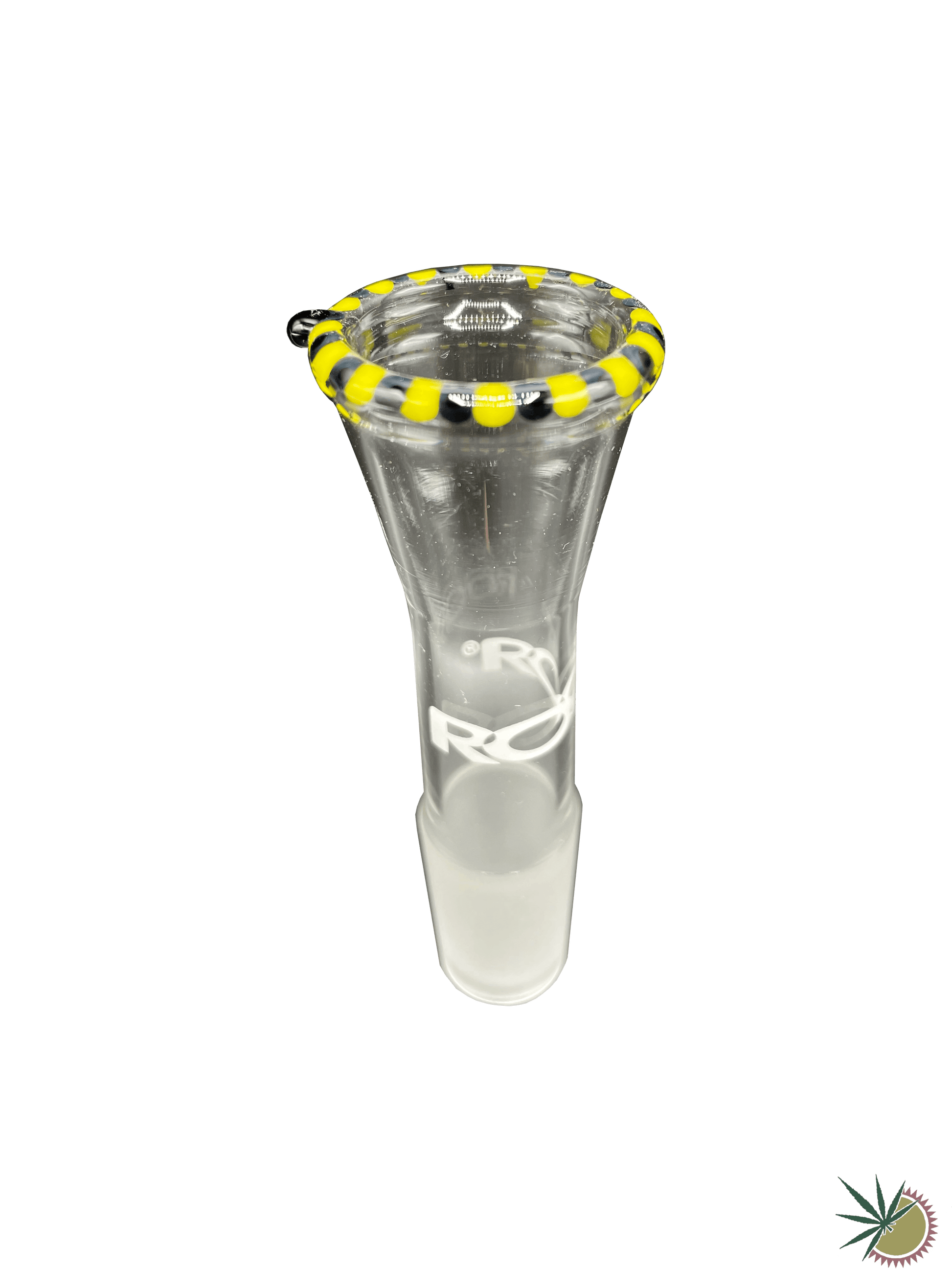 RooR Bongkopf "Schwarz-gelbes Rasta" 18.8er Schliff Turbo - THC Headshop