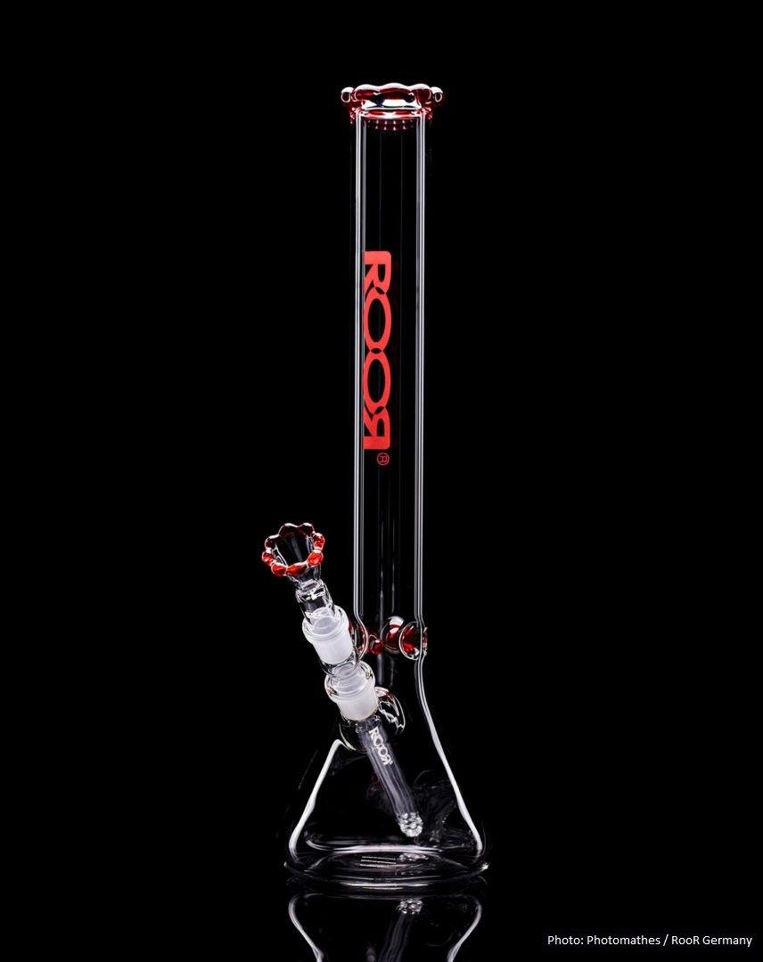 RooR Bong "Red Baron" 3.2mm 18.8er Schliff 45cm - THC Headshop