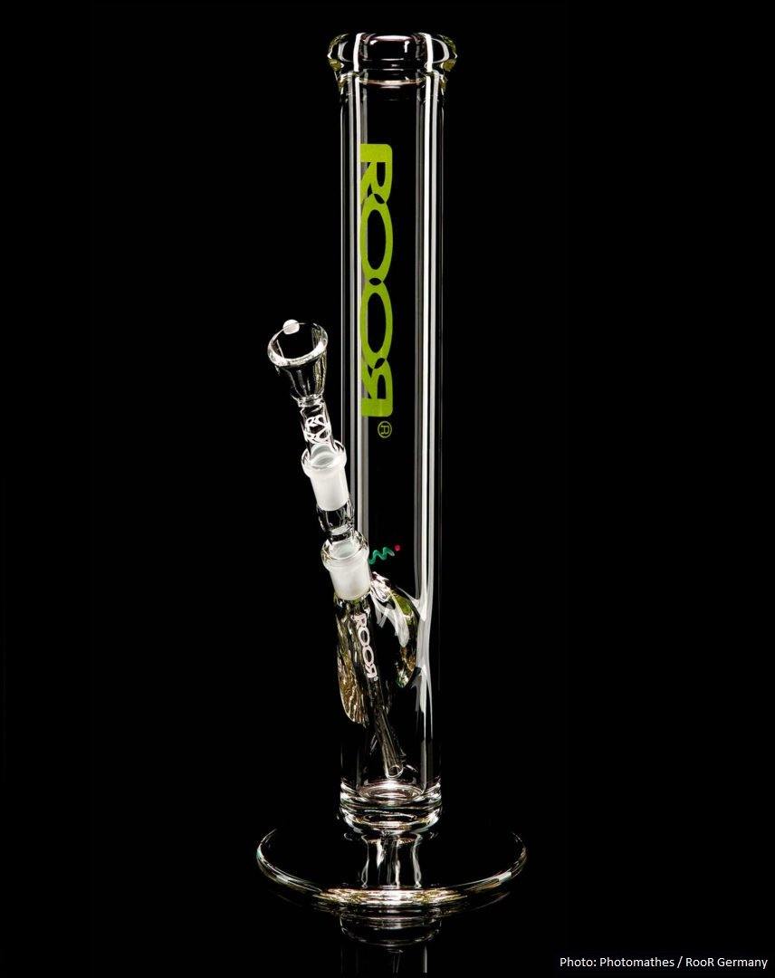 RooR Bong Grün 18.8er Schliff 7mm 35cm - THC Headshop