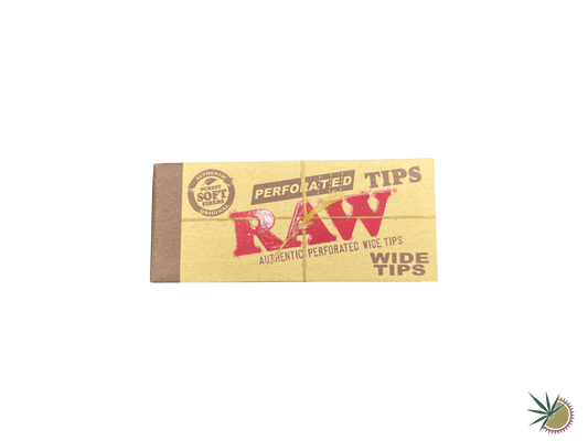 Tips RAW breit ungebleicht 1 Booklet á 32 Tips - THC Headshop