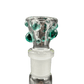 Zenit Bong 18.8er Schliff "Custom Inlinebong/Querrohr Teal" 3.5mm 39cm - THC Headshop