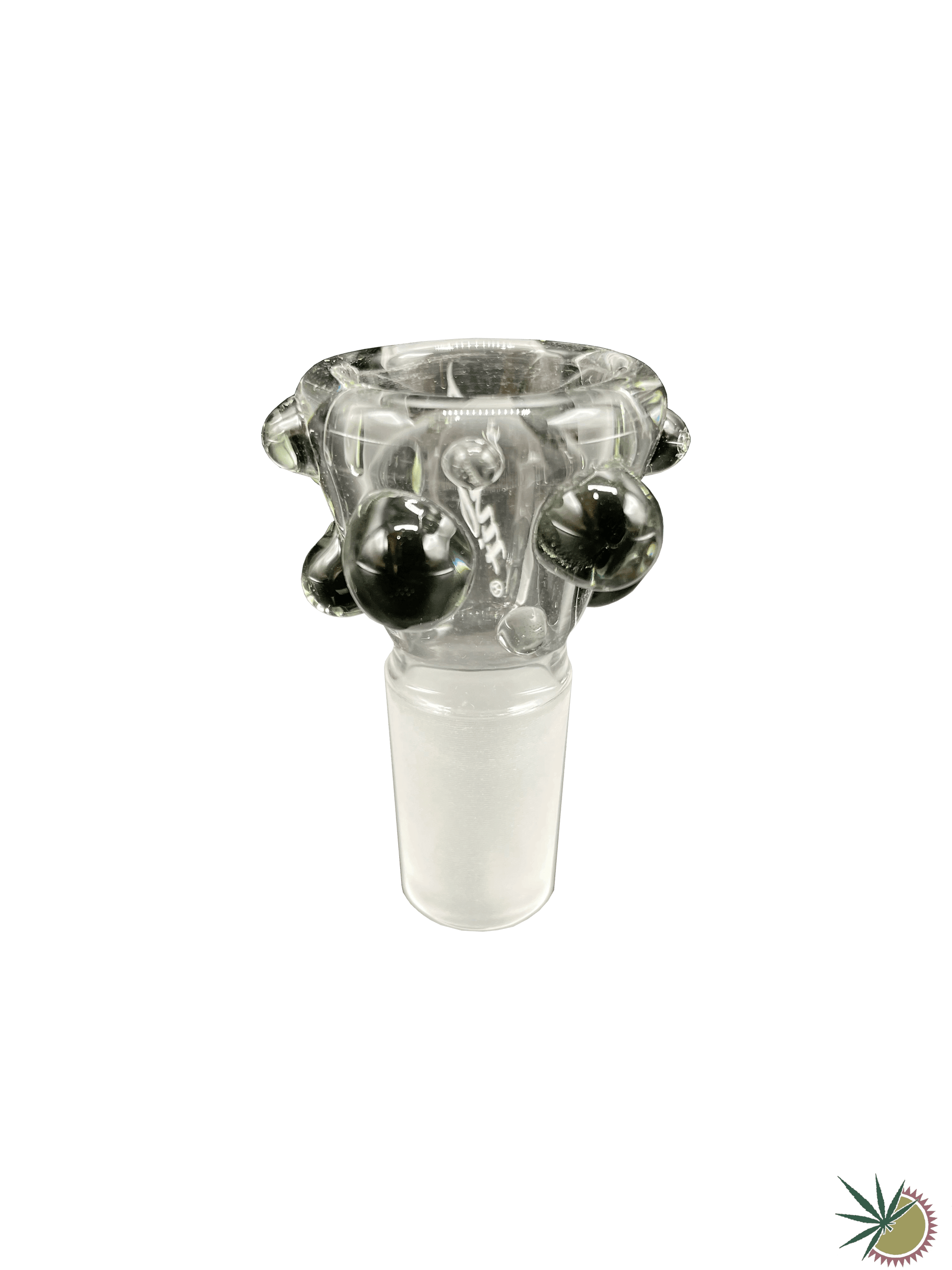 Zenit Bongkopf "Schwarze Bobbles" 18.8er Schliff Turbo - THC Headshop