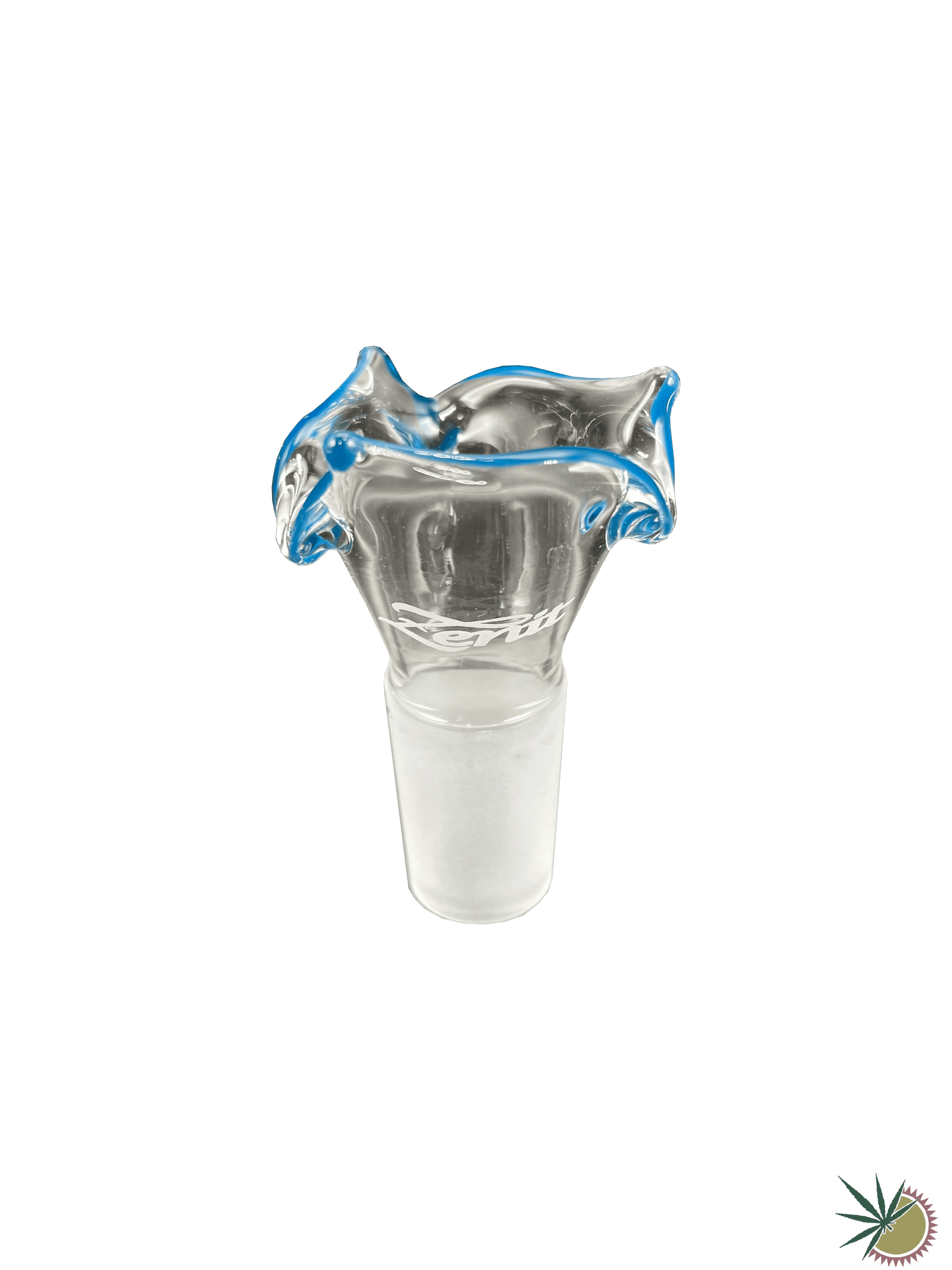 Zenit Bongkopf "Dreiecksform Hellblau" 18.8er Schliff Turbo - THC Headshop