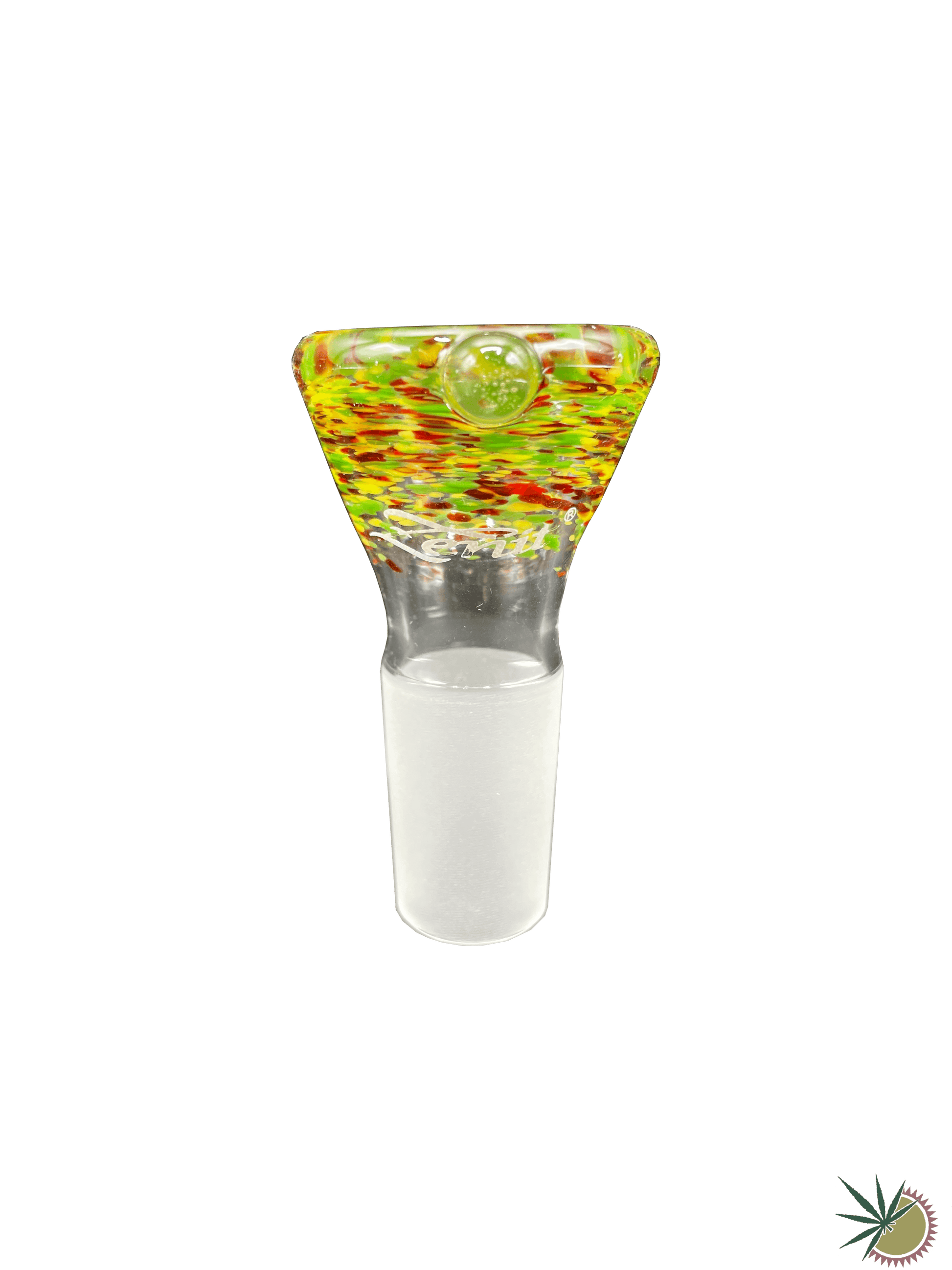 Zenit Bongkopf "Rot-gelb-grünes Granulat" 18.8er Schliff Turbo - THC Headshop