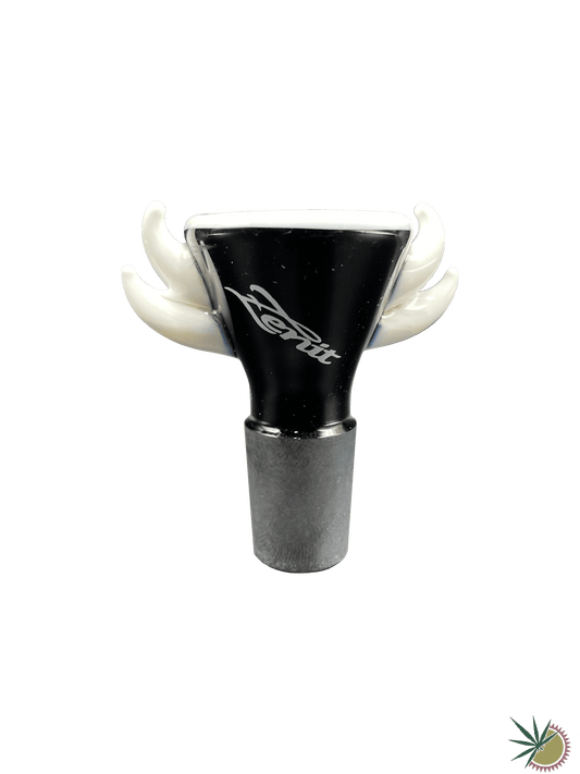 Zenit Bongkopf "Fully Dimension Wiking Schwarz/Weiß" 18.8er Schliff Turbo - THC Headshop