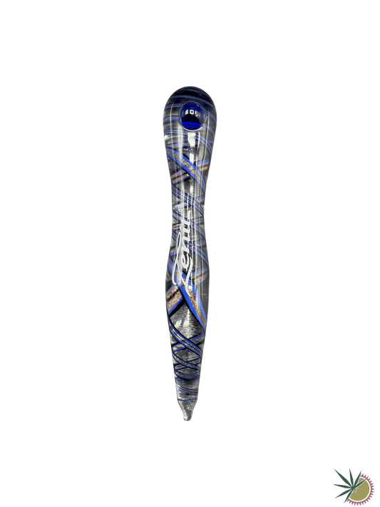 Zenit Dabstick Blaues Spiralmuster - THC Headshop